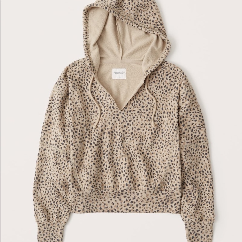 Abercrombie & Fitch Split-Neck Hoodie